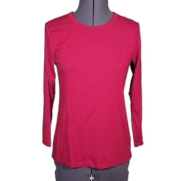 Old Navy 3/4 Sleeve Crewneck Top Sz M - Picture 1 of 9